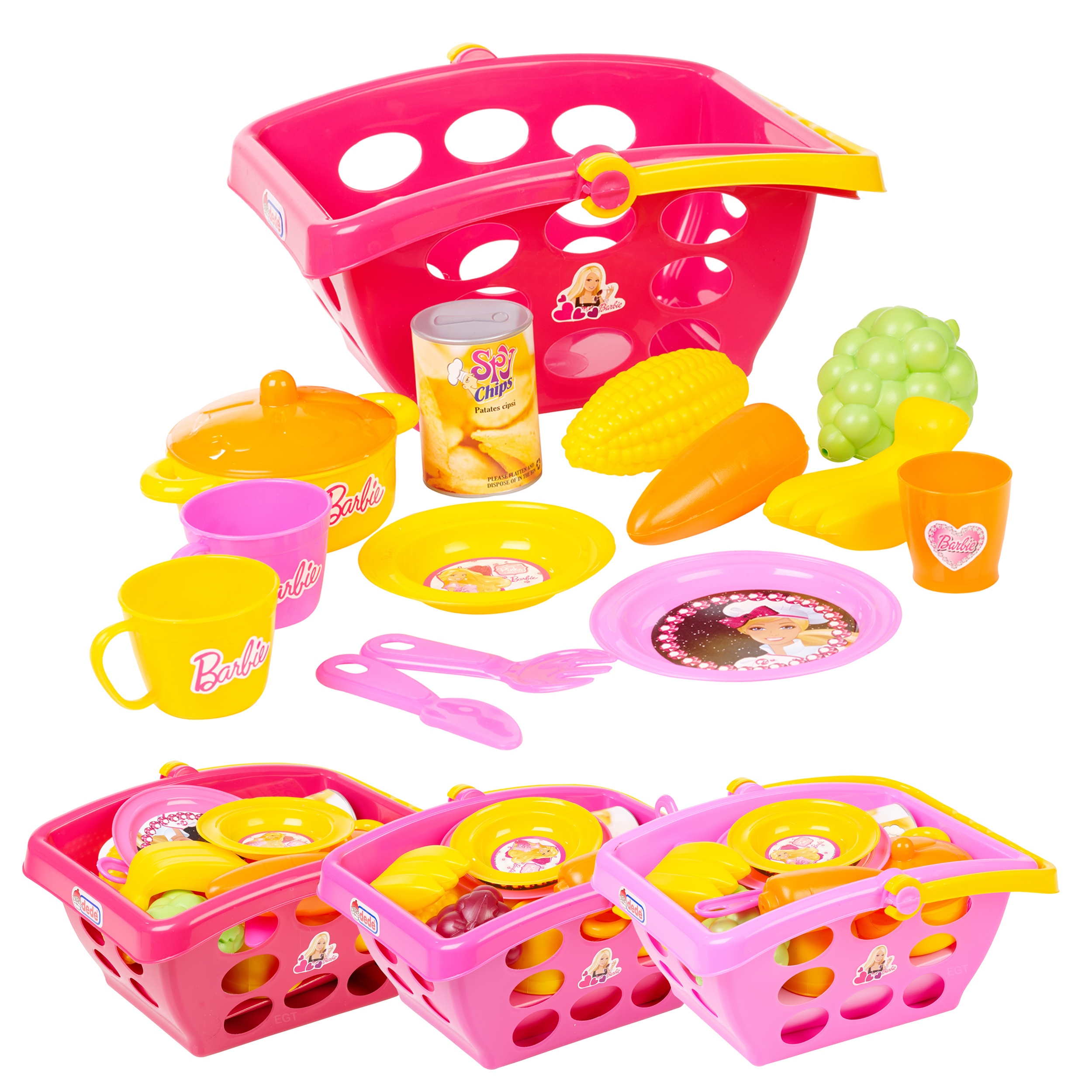 barbie shopping basket