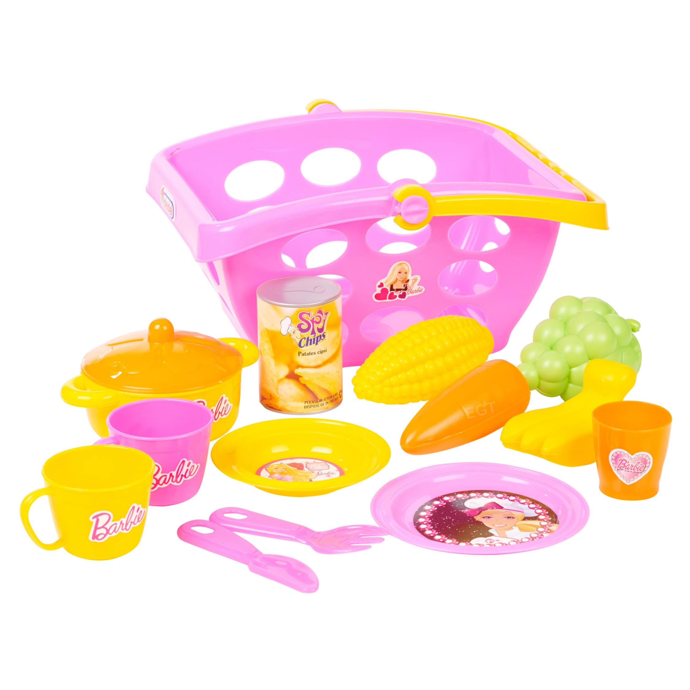 barbie shopping basket