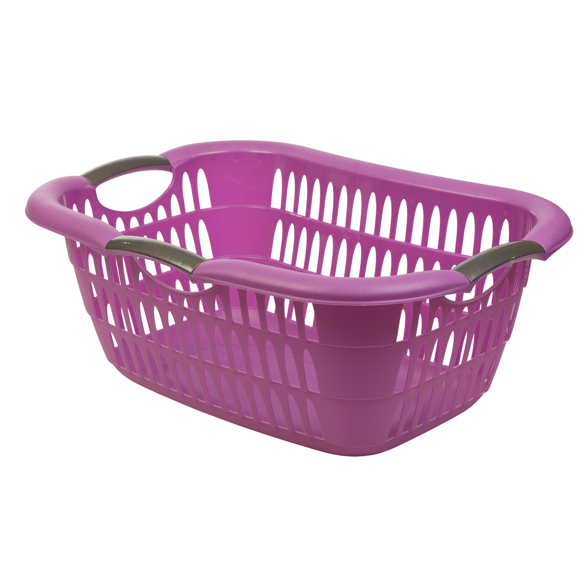 Large Ergonomic Laundry Basket Easy Grip Handles Storage Washing Hamper 