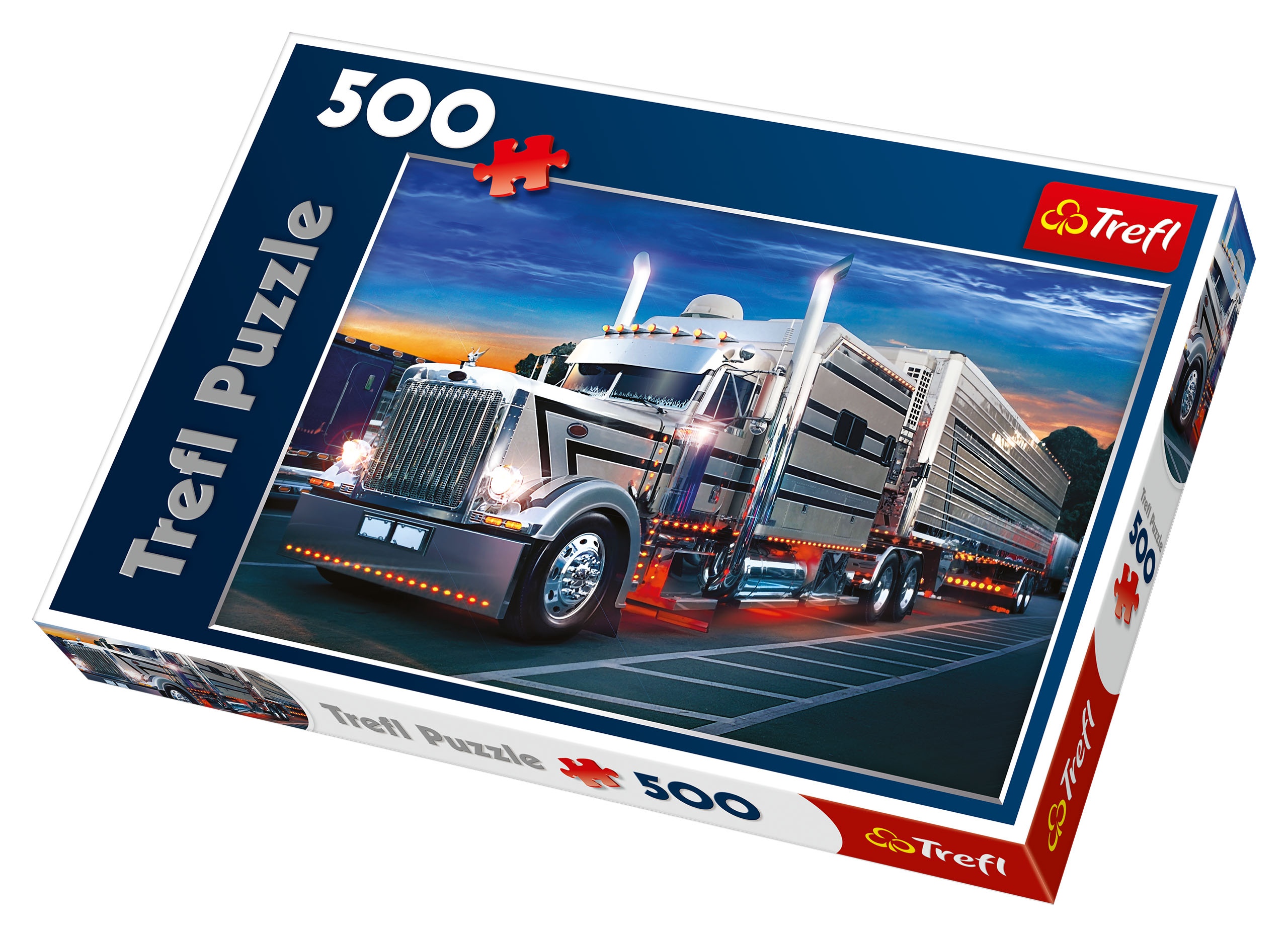 Trefl 500 Piece Adult Large Silver Truck Night Drive Floor Jigsaw