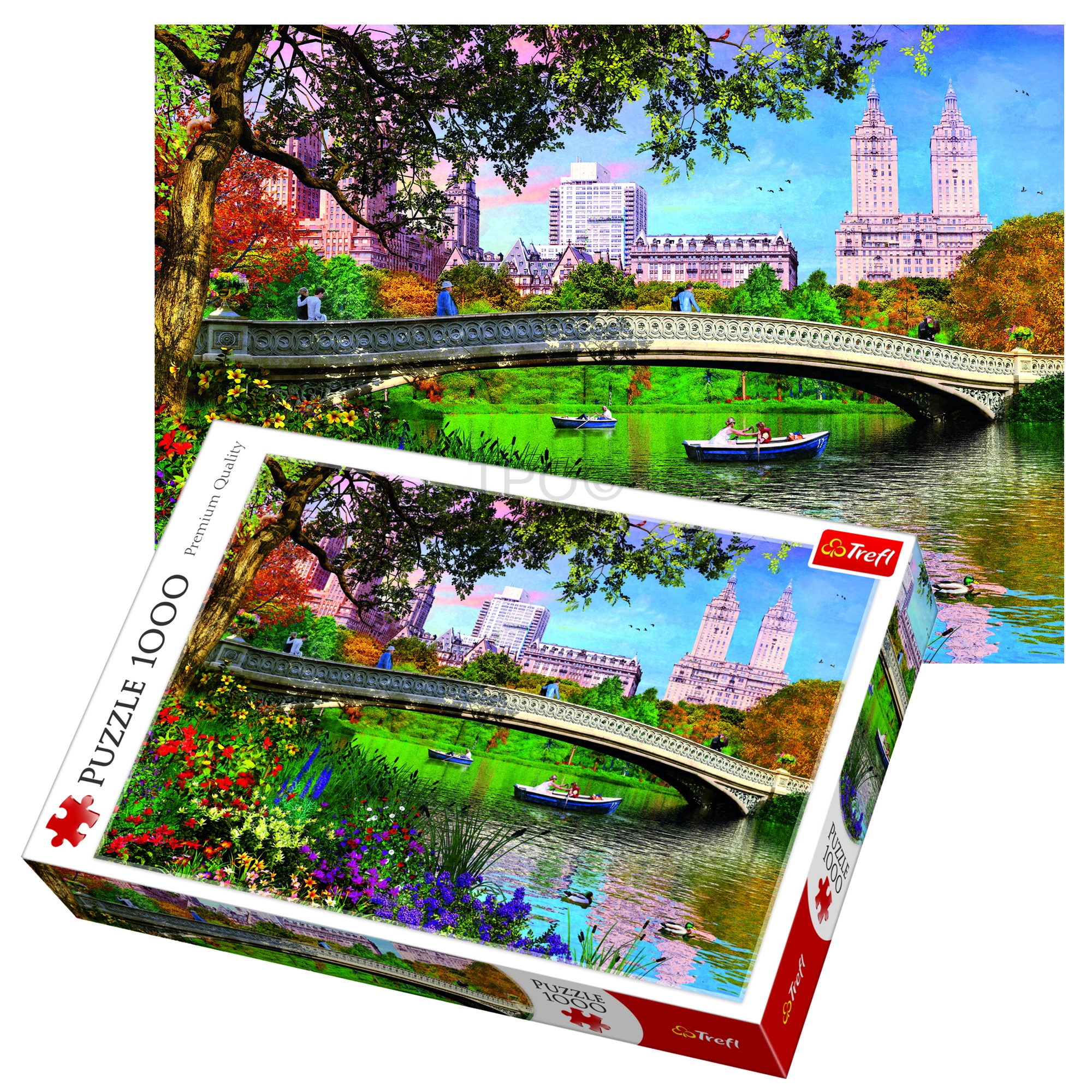 Trefl 1000 Piece Adult Large Central Park New York Manhattan Jigsaw