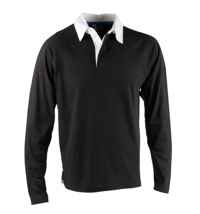 Rugbyshirt US Basic Brisbane - Black