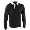 Rugbyshirt US Basic Brisbane - Black