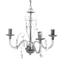 Ferrara 3 Light Chrome Clear Finish Chandelier [231889]