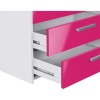 Sywell White & Pink 3 Chest of Drawers [615/5863]