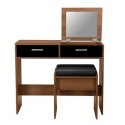 Sywell Black & Walnut Dresser & Stool [615/7311]