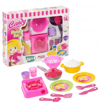 14pc Candy Girl Kitchen Set [01603]