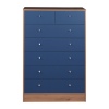 Malibu Furniture Set: Wardrobe, 4+2 Chest & Bedside Table