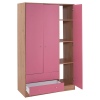 Malibu Furniture Set: Wardrobe, 4+2 Chest & Bedside Table