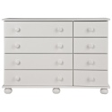 Stirling 4+4 Drawer Chest - White [615/6264]