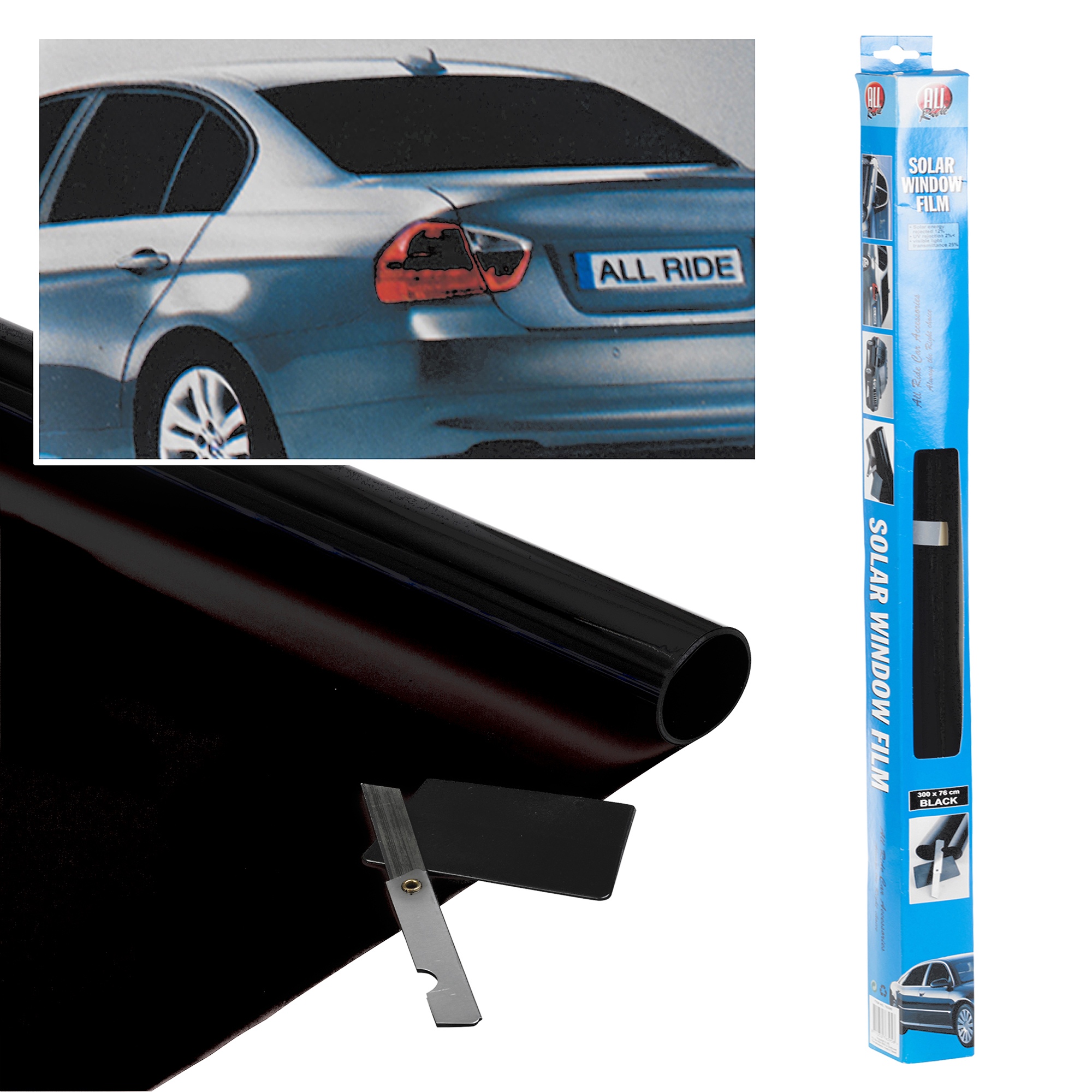 Black Car Van Limo Window Tint Film Reduce Sun Glare ...