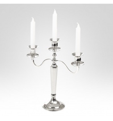 3 Arm Candle Holder Aluminium [295521]