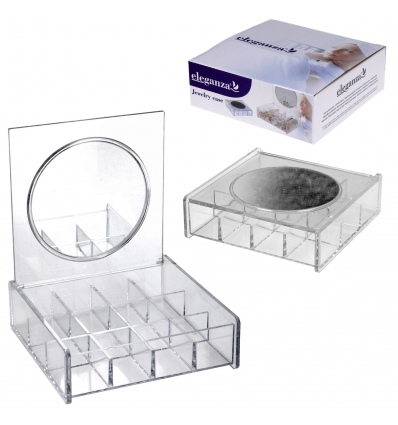 12 Compartment Organiser With Mirror 907608 