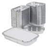 Pack of 100 Silver Baking Tray 19x12cm