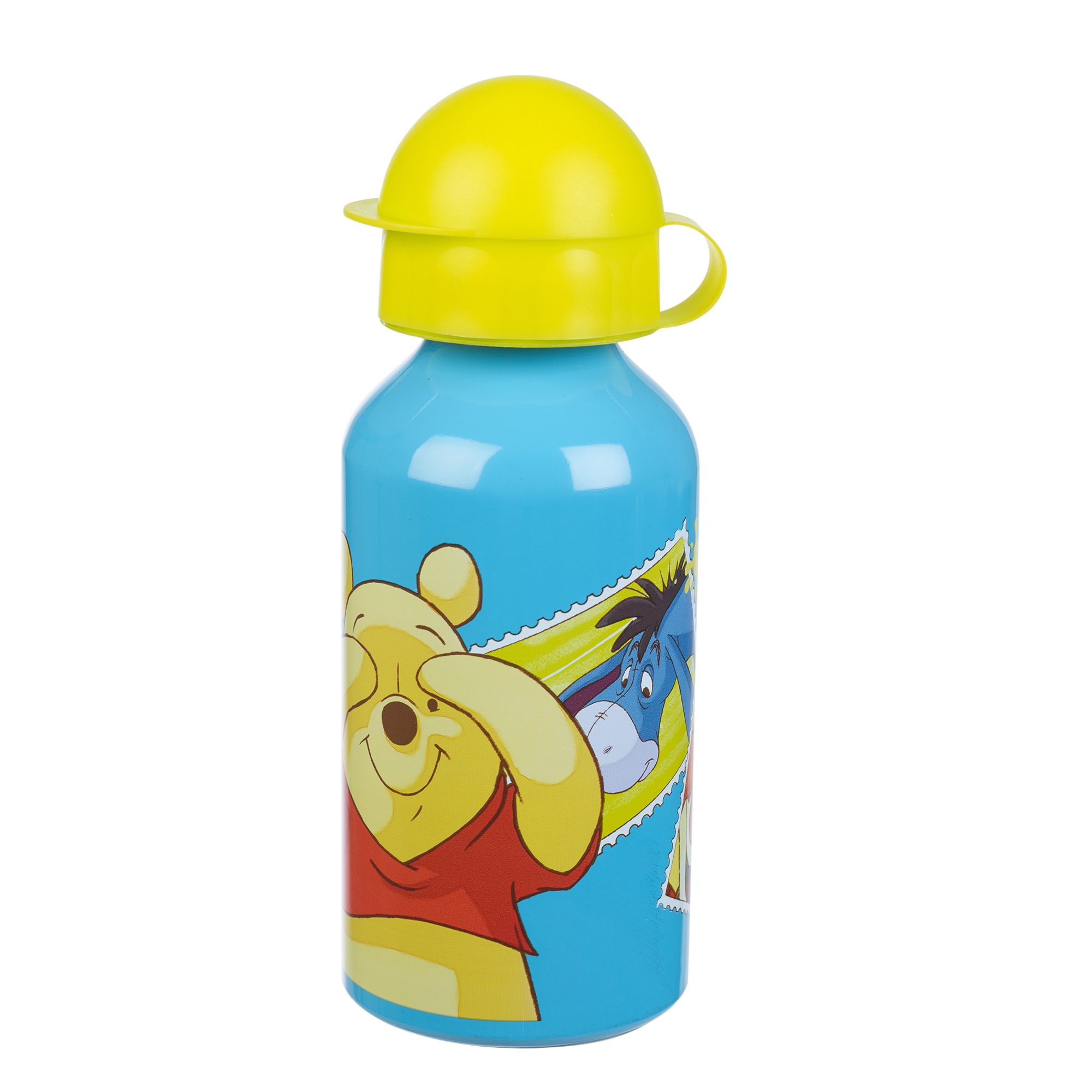 Winnie The Pooh Kids Disney Aluminium Drinking Drink Water Bottle With ...