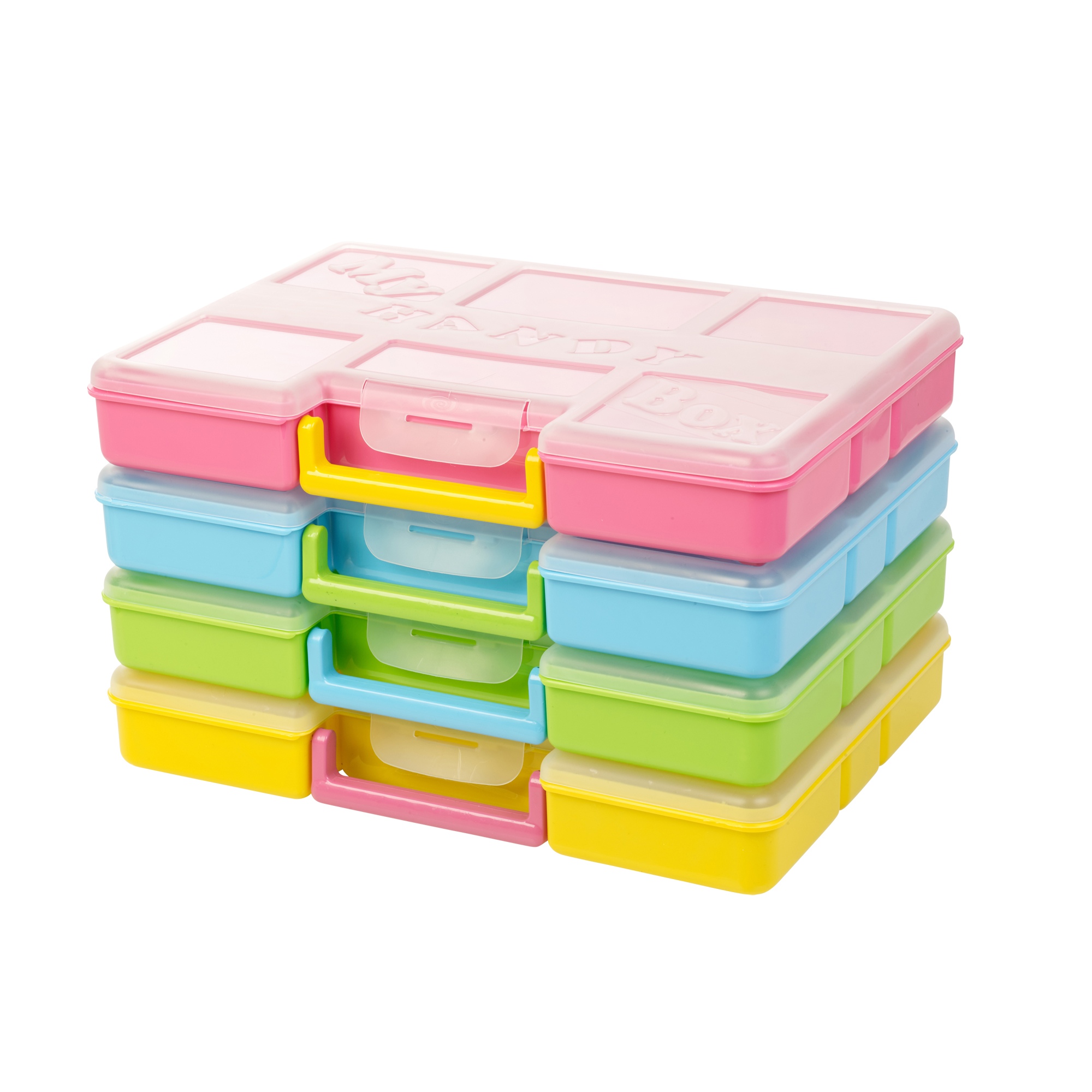 Handy Plastic Storage Box Bits Bobs Sewing Junk Jewellery Loose Items ...