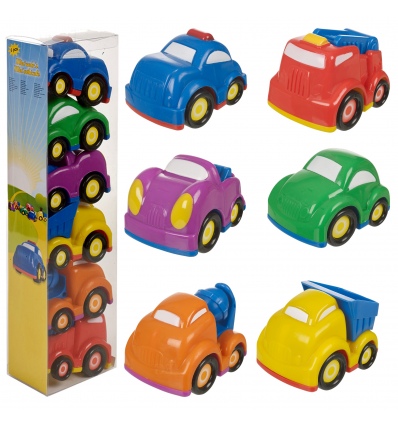 Mini Cars Plastic Vehicles 6pc [537177]