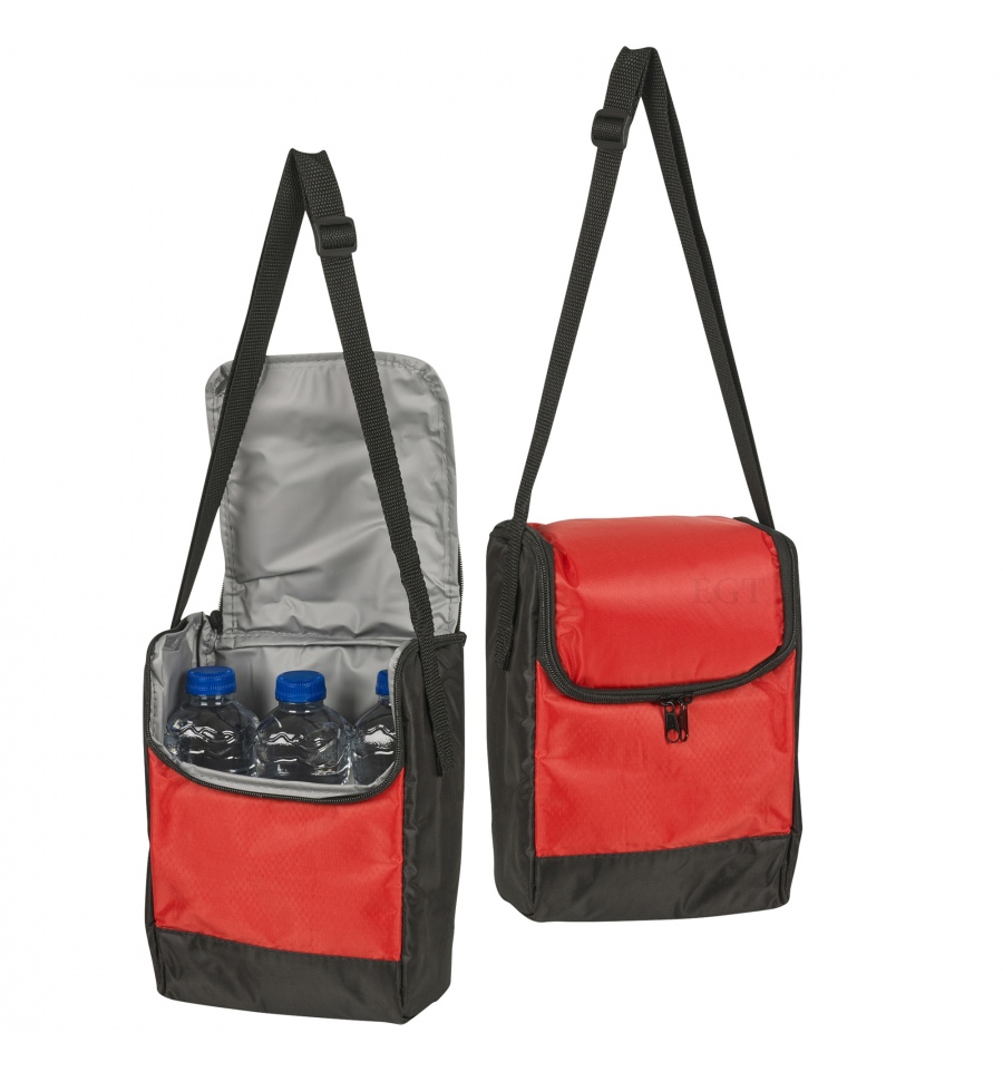 Red Cooler Bag With Straps & Zipper Easygift Products