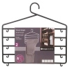 Storage Solutions Plastic 2 Set Black+White Trouser Hangers [965357]