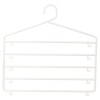 Storage Solutions Plastic 2 Set Black+White Trouser Hangers [965357]