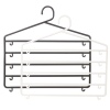 Storage Solutions Plastic 2 Set Black+White Trouser Hangers [965357]