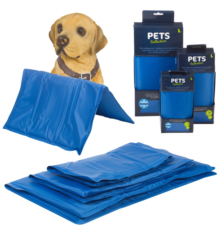 PETS Collection Pet Dog Cooling Mat Blue Pad Large 50 x 65cm [178190]