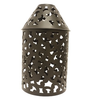 Black Outdoor Porch Lamp Shade [Bosfor]