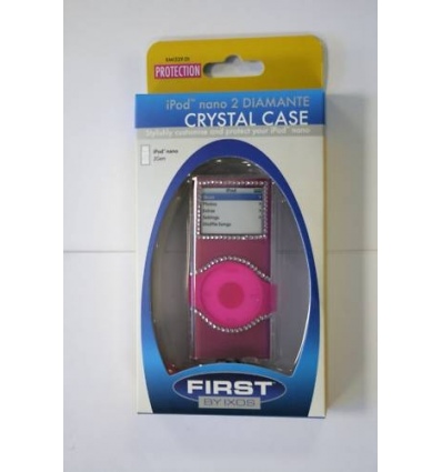 iPod Nano 2Gen Ixos Pink Diamante Crystal Case [XMI329]