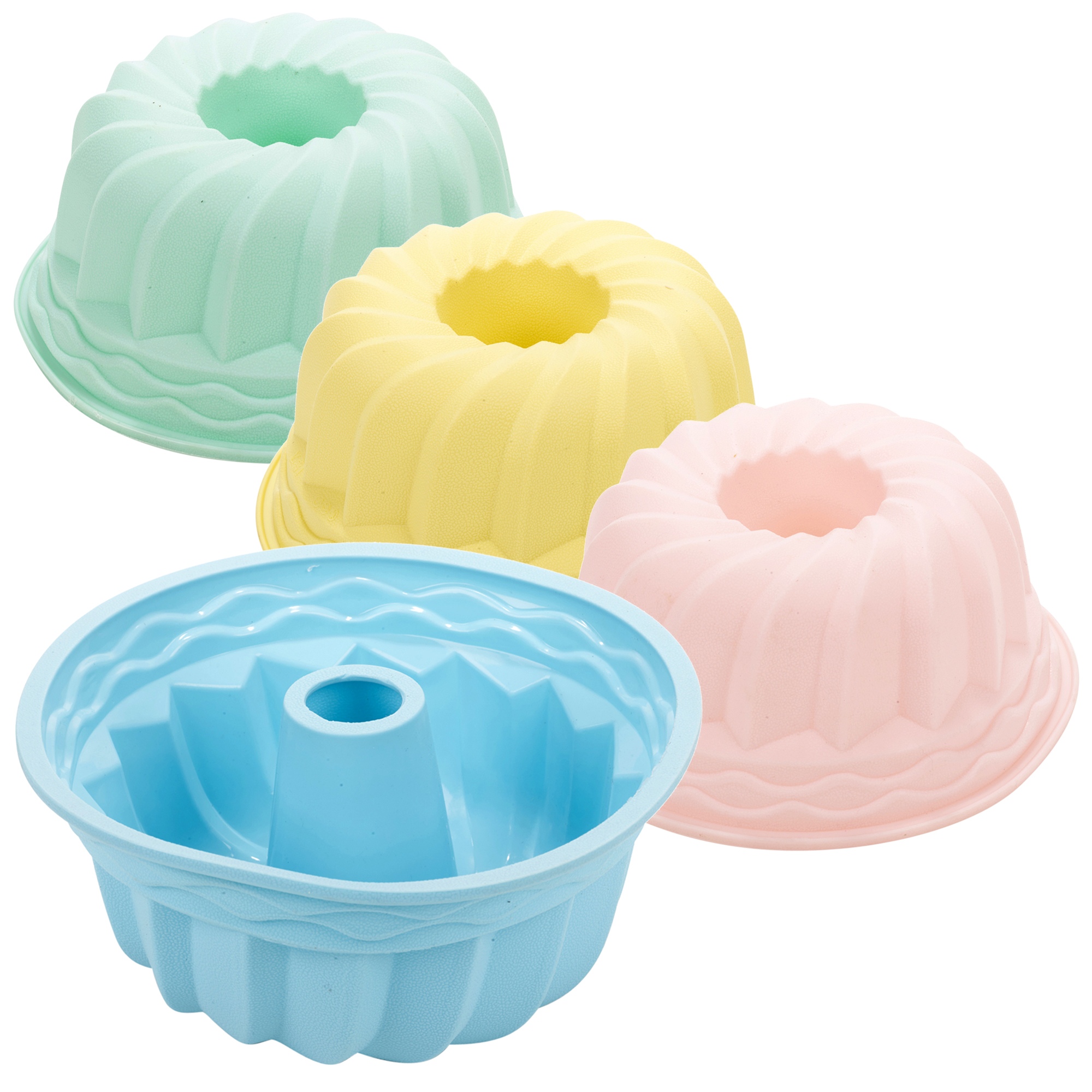 Silicone Bund Pan Savarin Cake Mould Non Stick Ring Bakeware Baking 