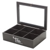 6 Section Tea Box Black [584434]