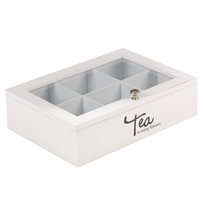 6 Section Tea Box Black [584434]