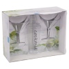 4 Pc Cocktail Shaker Set Inc 2 Martini Glasses [958595]