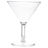 4 Pc Cocktail Shaker Set Inc 2 Martini Glasses [958595]