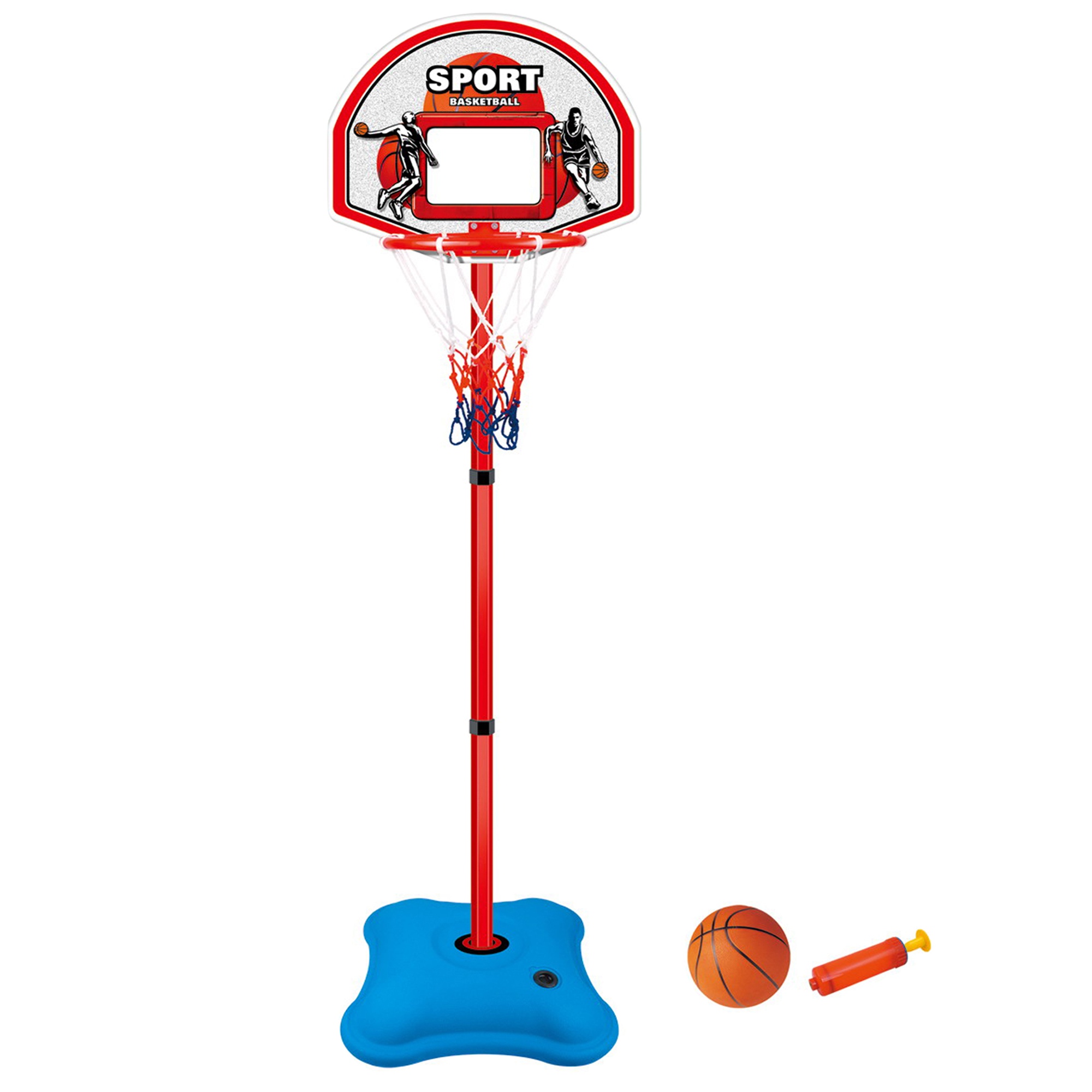 Basketball Set Free Standing With Adjustable Stand 173cm Hoop Net ...