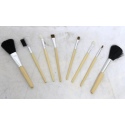 8 Piece Makeup Eye Liner Brush Set (Blue)