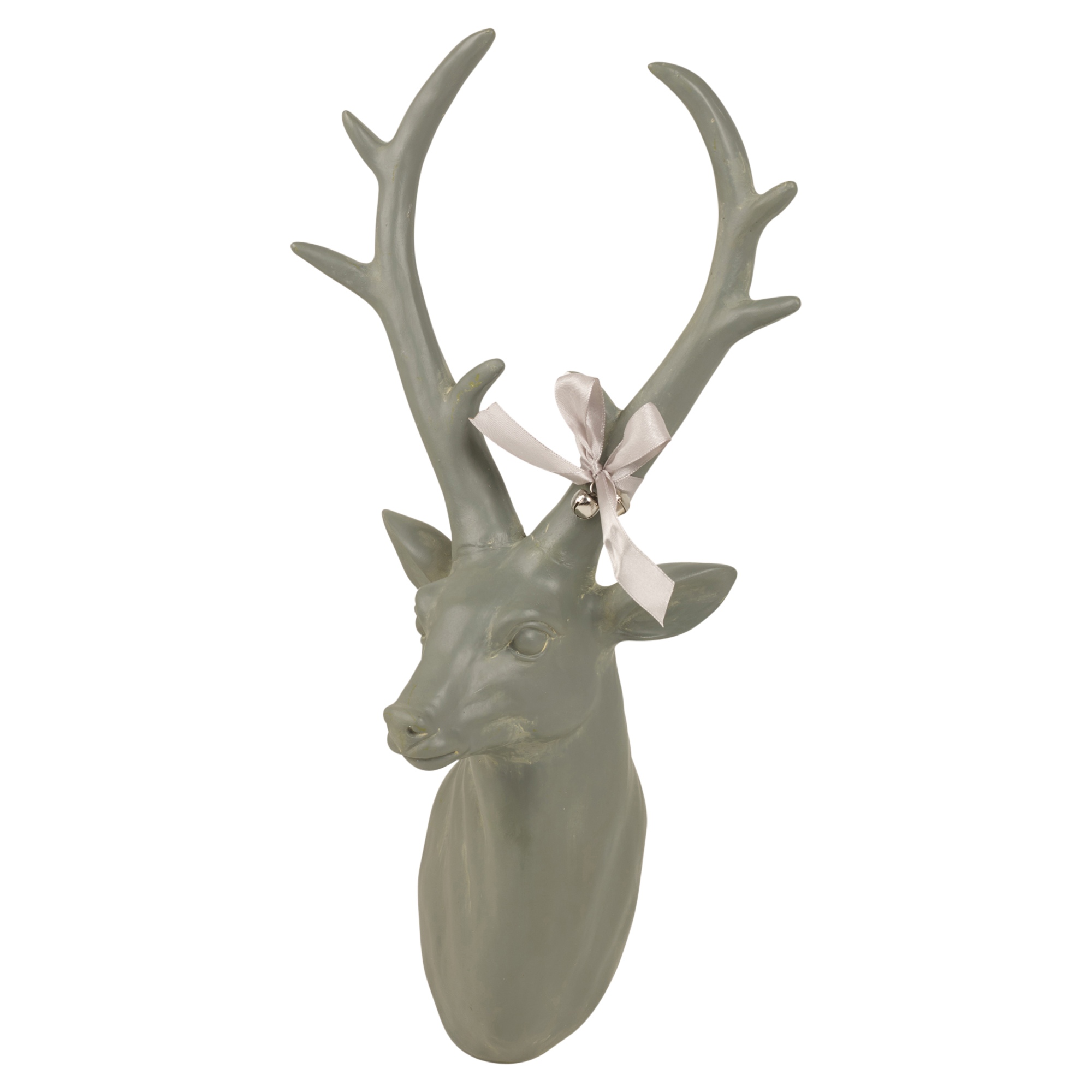 Wall Mounted Reindeer Head Decoration Stag Ornament Deer Antler Trophy ...