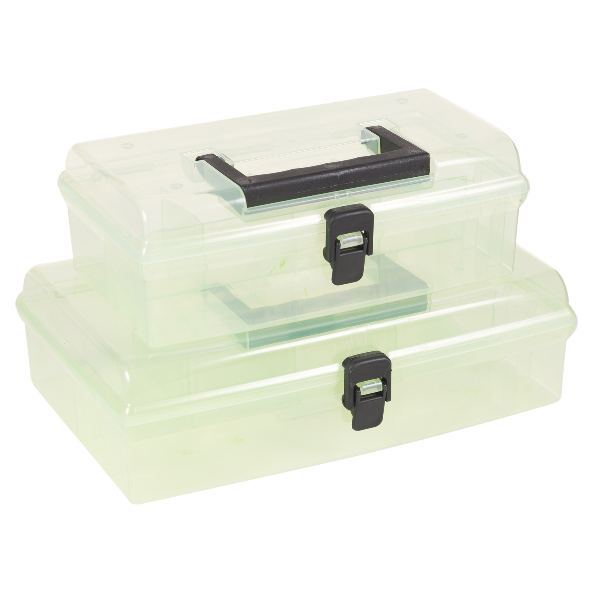 Plastic Storage Box Case Carry Handle Multi Function Accessories