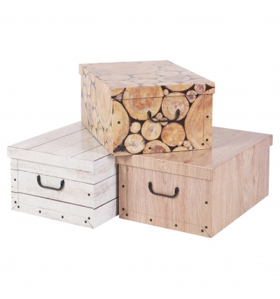 Wood Style Storage Boxes [997463][109771]