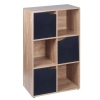 Wooden 6 Cubed Storage Units (Oak)[126359]