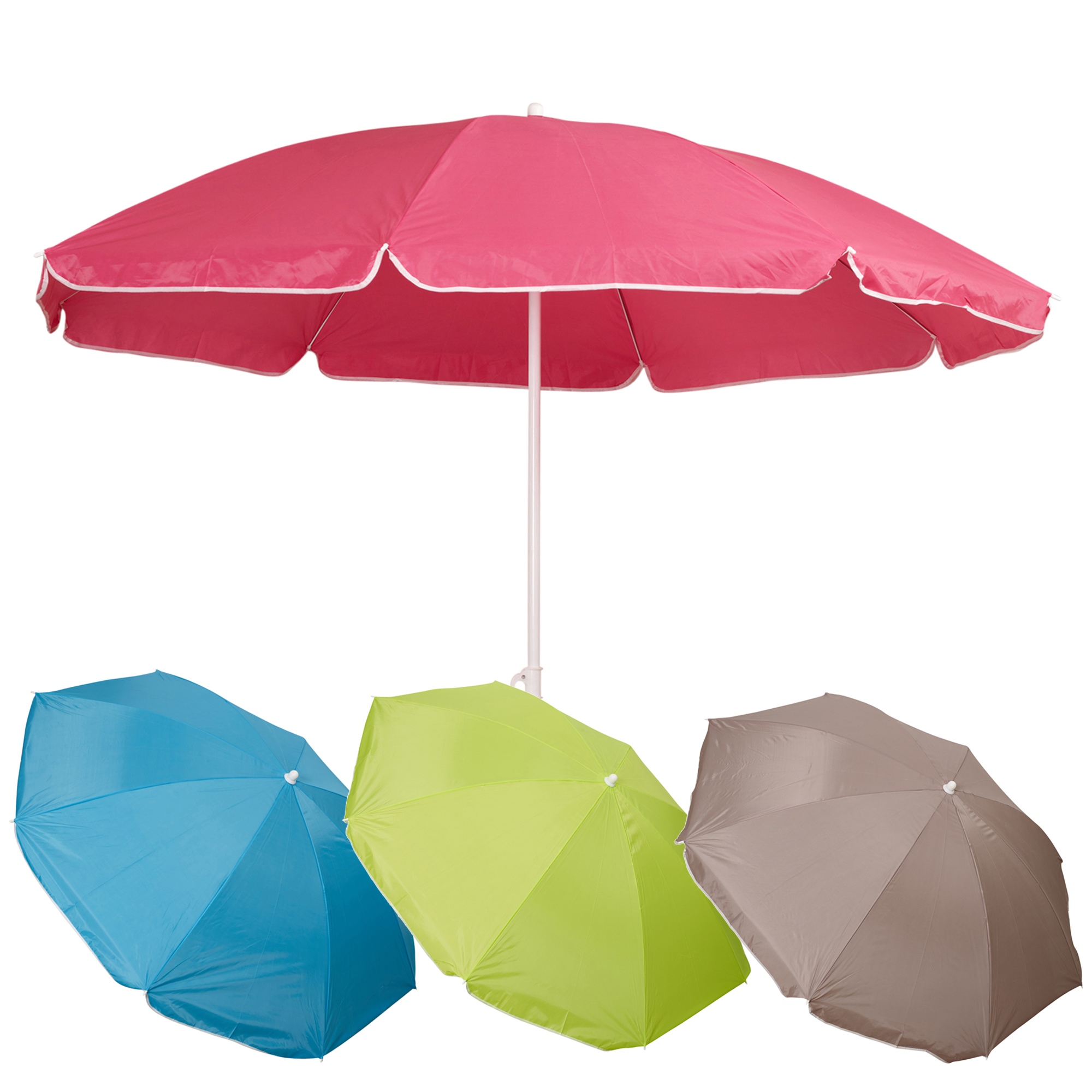 Пляжный зонт розовый