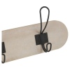 MDF 4 hook Coat Rack 59x9cm [233650]