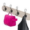 MDF 4 hook Coat Rack 59x9cm [233650]