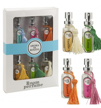 Set of 6 10ml Glass Room Spray Bottles