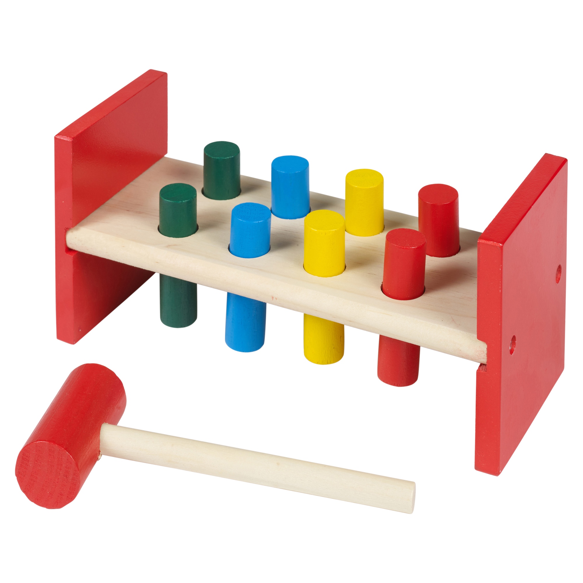 wooden hammer set toy