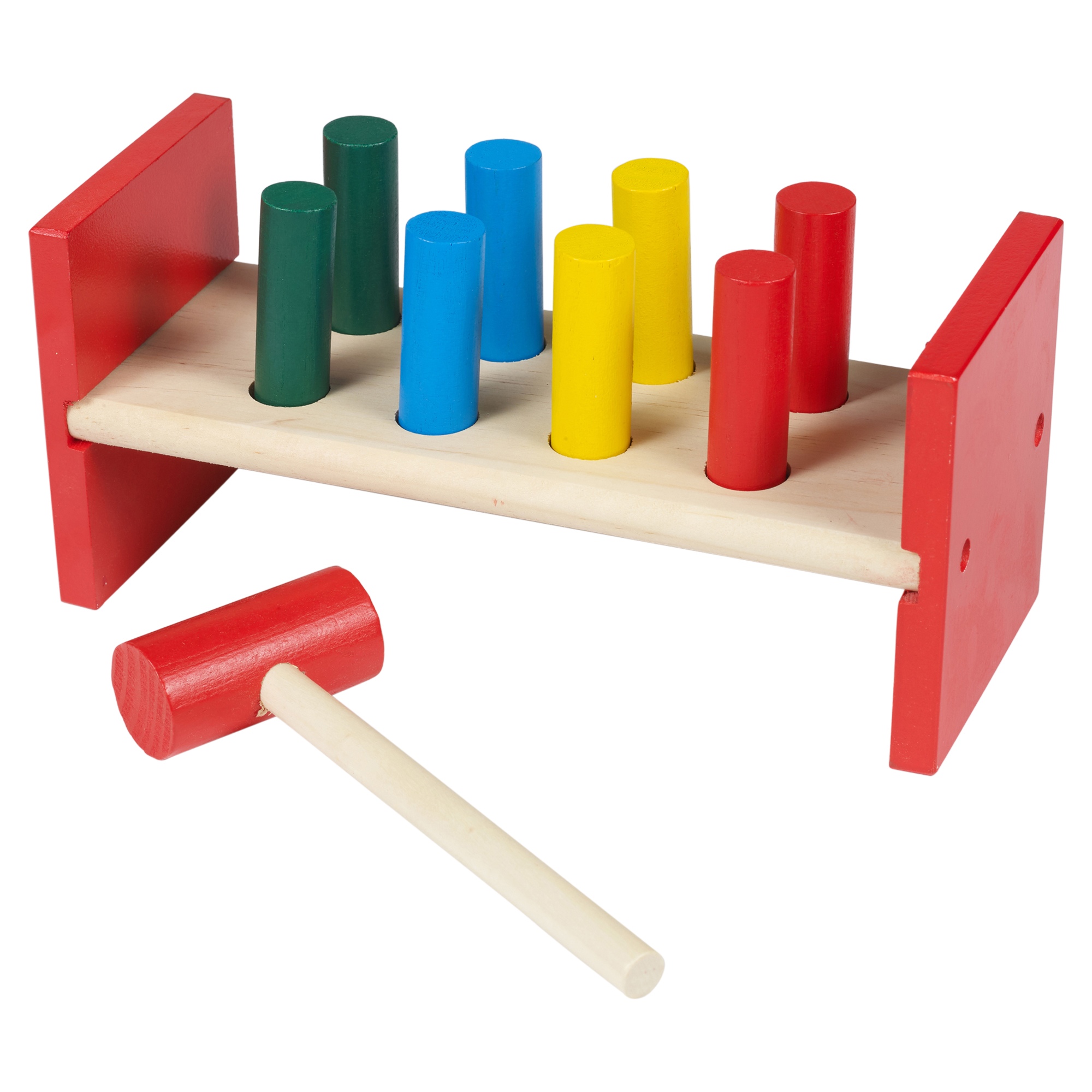 wooden hammer set toy