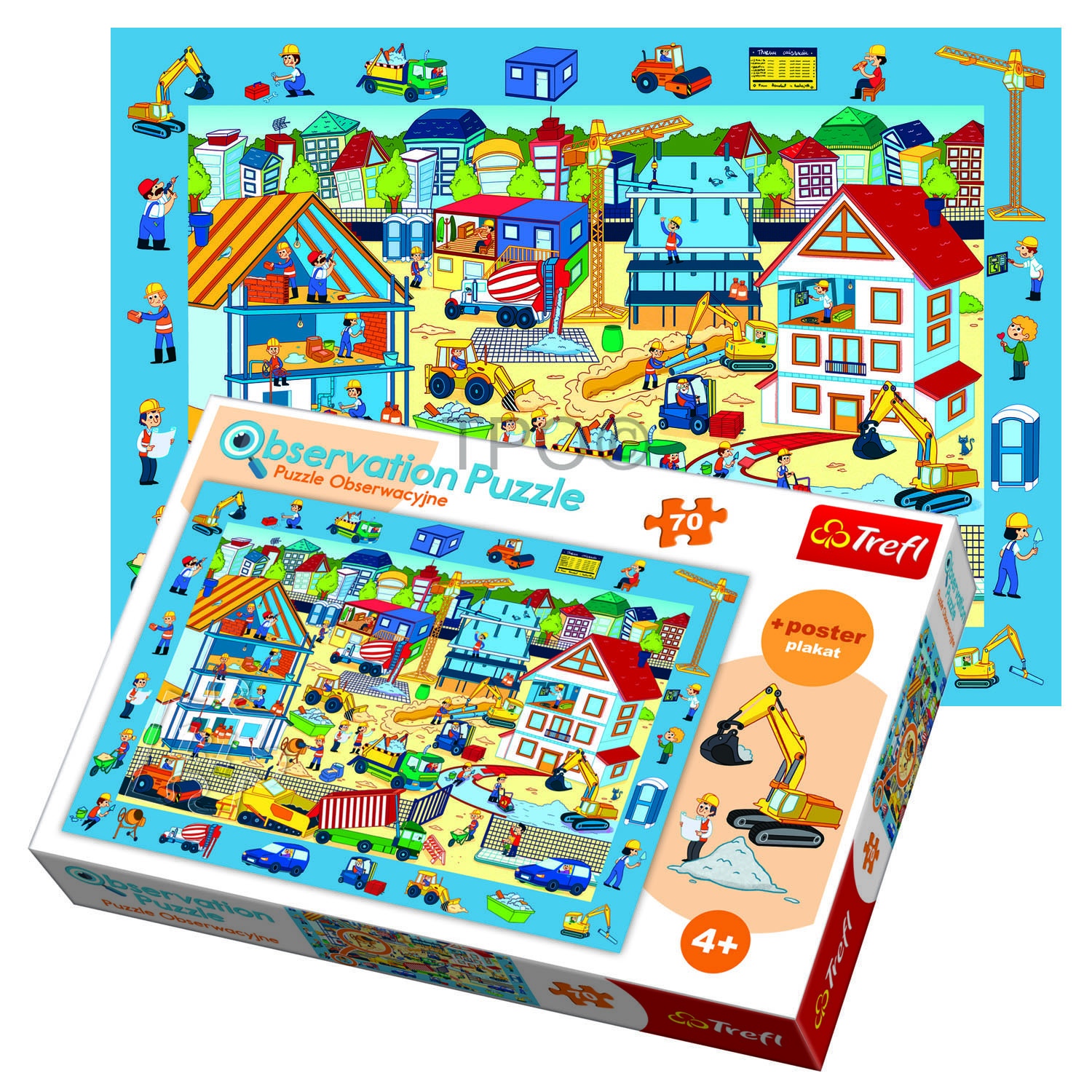 Trefl 70 Piece Kids Observation Missing Items Visit The Port Jigsaw Puzzle NEW 