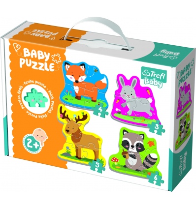 Puzzles - Baby Classic - Forest animals [360776]