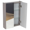 Heyden Two Door Mirror Cabinet Grey [WC010231]