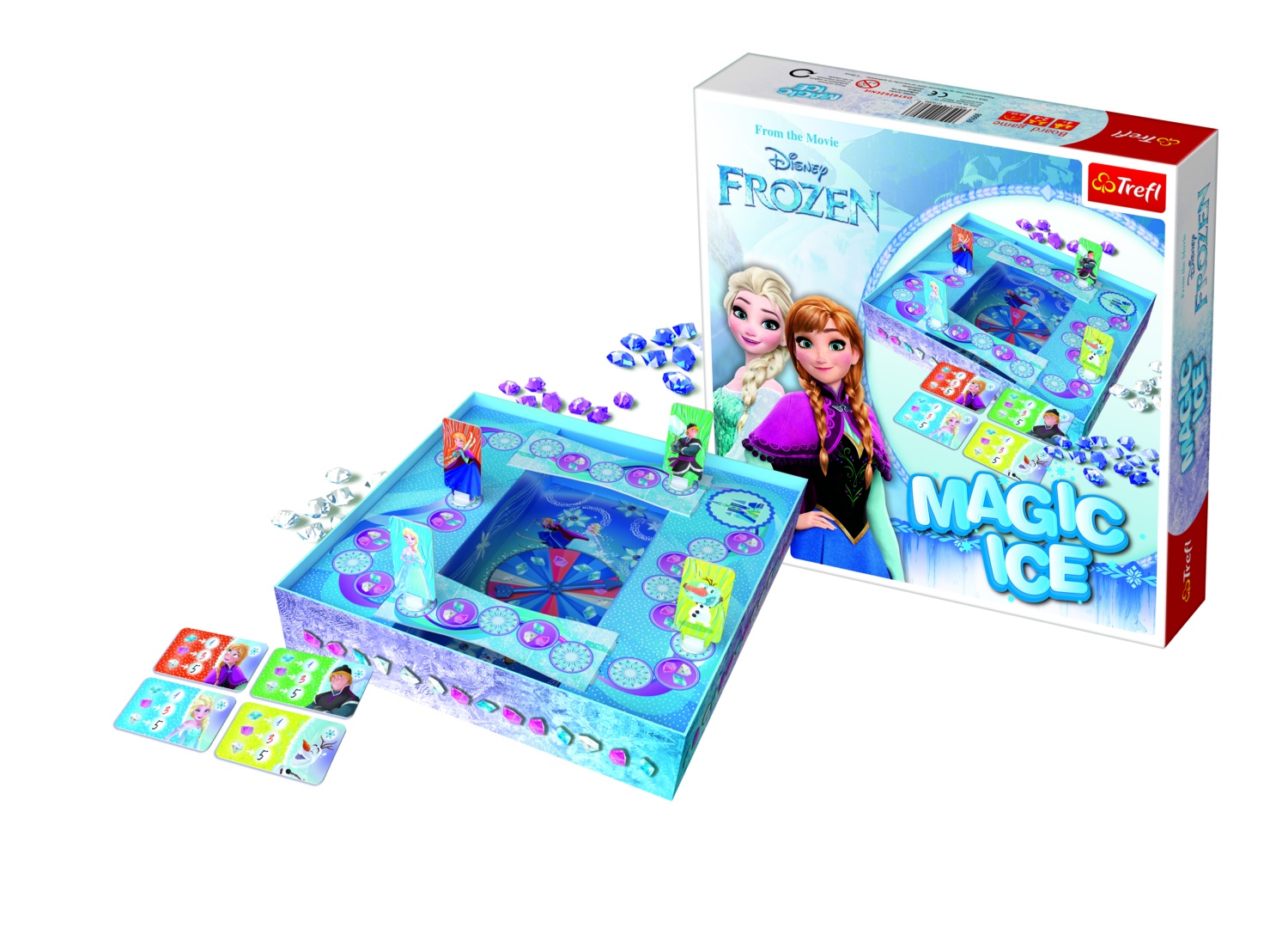 Trefl Disney Magic Ice Frozen Game Anna Elsa Olaf Kristoff Play 