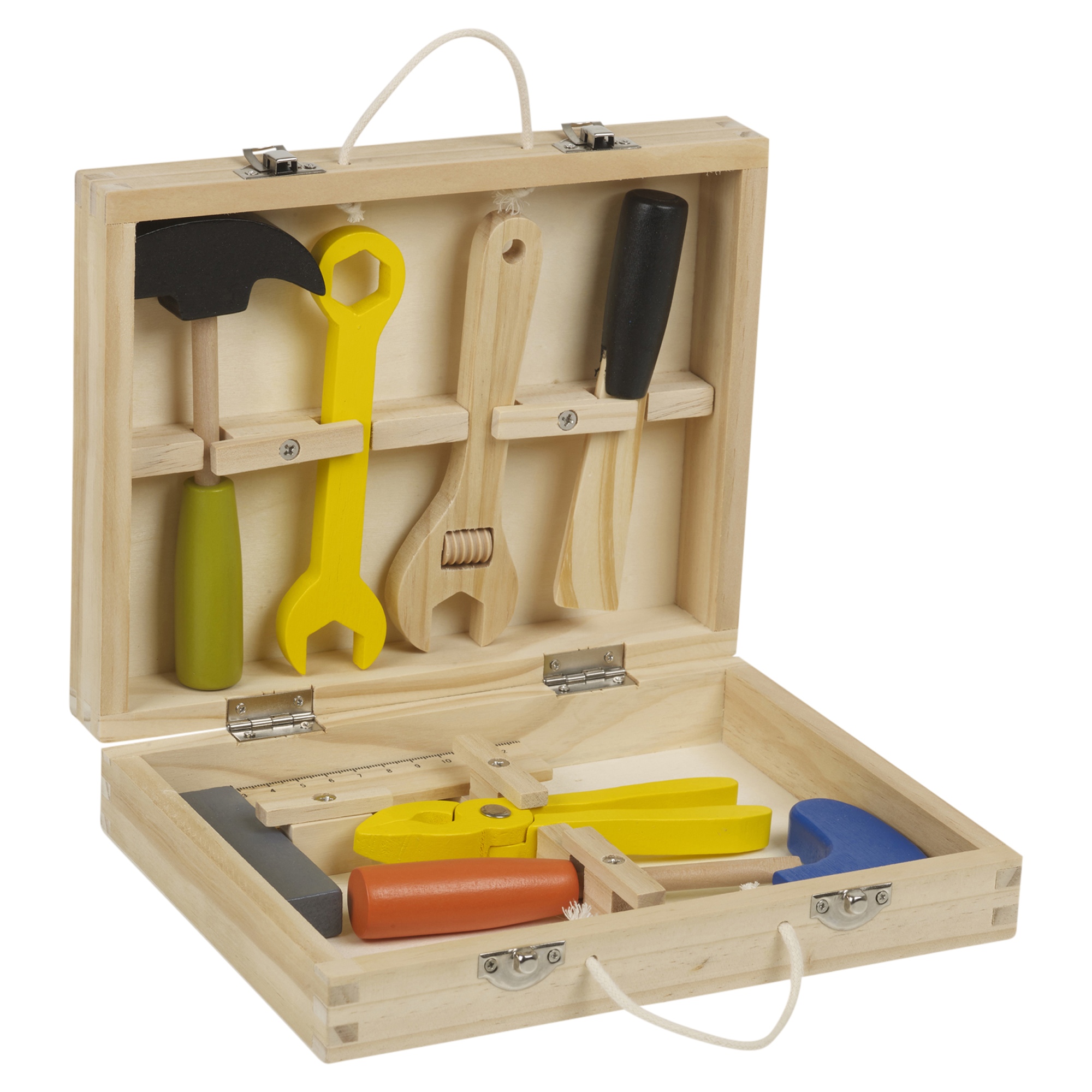 b toys wooden tool box